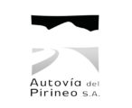 Logotipo Autovía del Pirineo (grises)